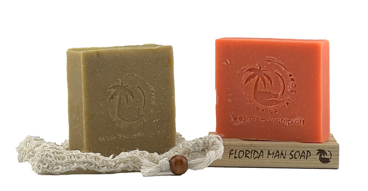 Soap Bar - Tropical Teakwood - Florida Man SoapSoap Bar - Tropical TeakwoodSoap BarFlorida Man SoapFlorida Man Soap