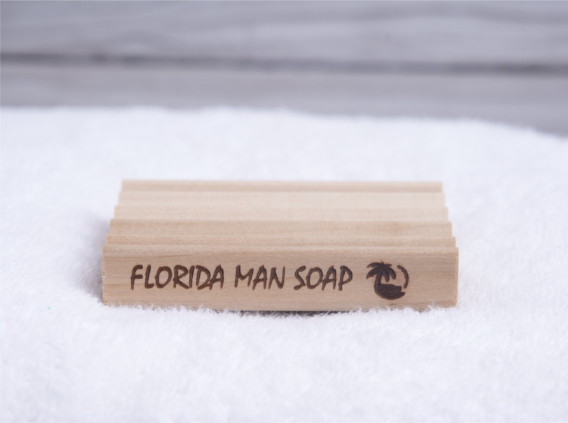 Natural Wood Soap Saver - Florida Man SoapNatural Wood Soap SaverCosmetic AccessoryFlorida Man SoapFlorida Man Soap