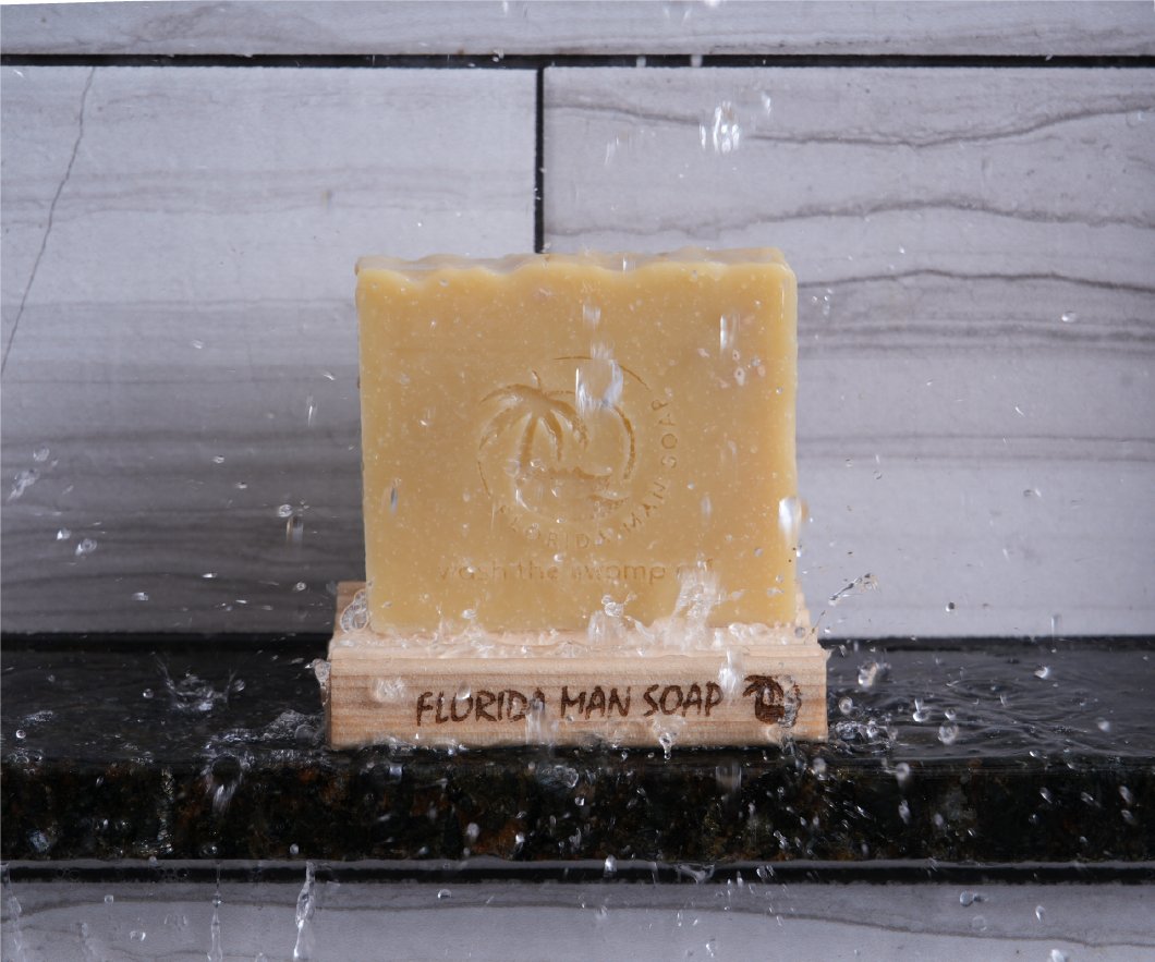 Natural Wood Soap Saver - Florida Man SoapNatural Wood Soap SaverCosmetic AccessoryFlorida Man SoapFlorida Man Soap